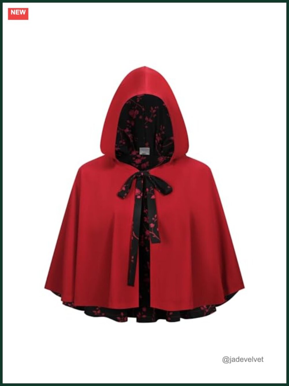 Hooded Little Red Riding Hood Cape Costume for Women Cosplay